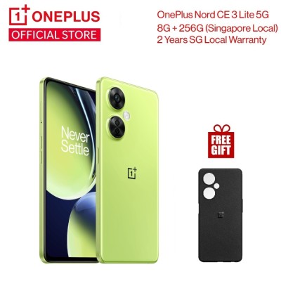 OnePlus Nord CE 3 Lite 5G | 8G+256G本地设置| 2年保修|支持NFC |免费OnePlus砂岩保险杠保护套